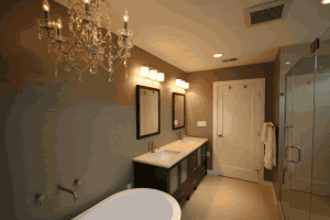 Bathroom Remodel View from Inside